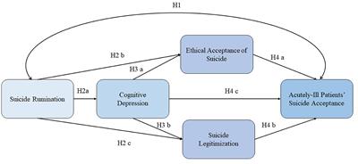 Ethical dilemmas and legal ambiguity in China: a chain mediation model linking suicide rumination, legitimization, and acceptance among acutely-ill adults